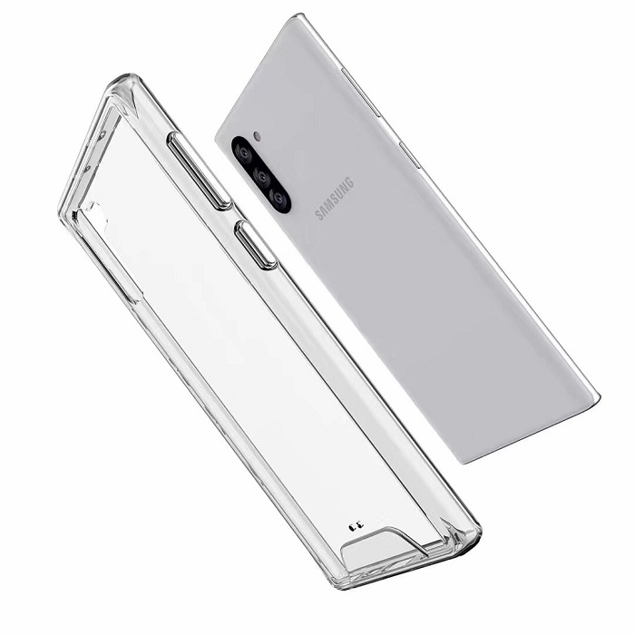 The space transperant pc case for Note 10