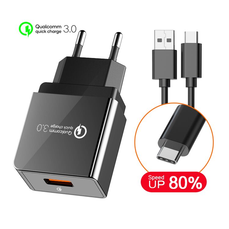 18W Qualcomm quick charge 3.0 travel wireless charger adapter