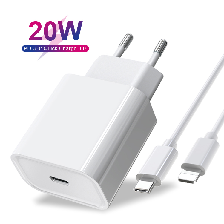 20W PD USB Type C Quick Charger Adapter For iPhone 12 Pro XR